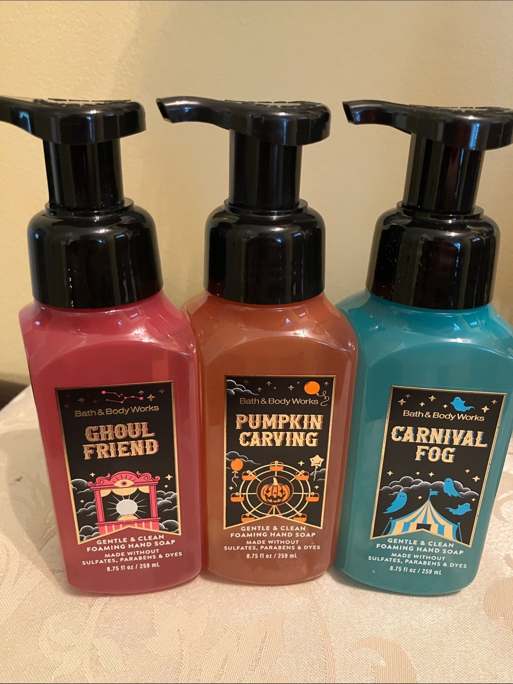 🎃Bath & Body Works Halloween foaming hand soaps bundle NWT
